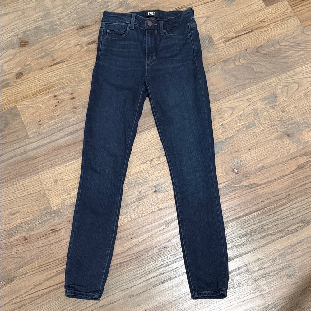 PAIGE Deep Blue Denim Jeans